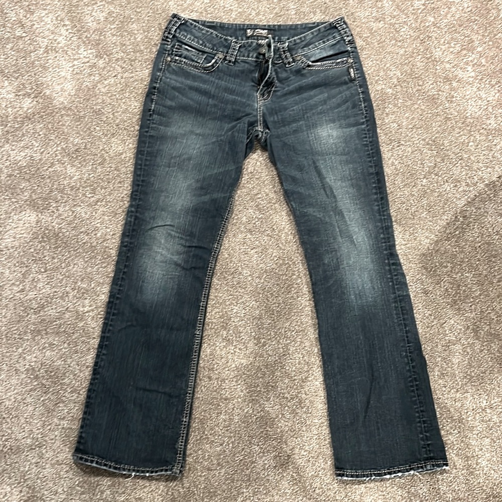Silver Jeans Women's Boot Cut in Dark Blue